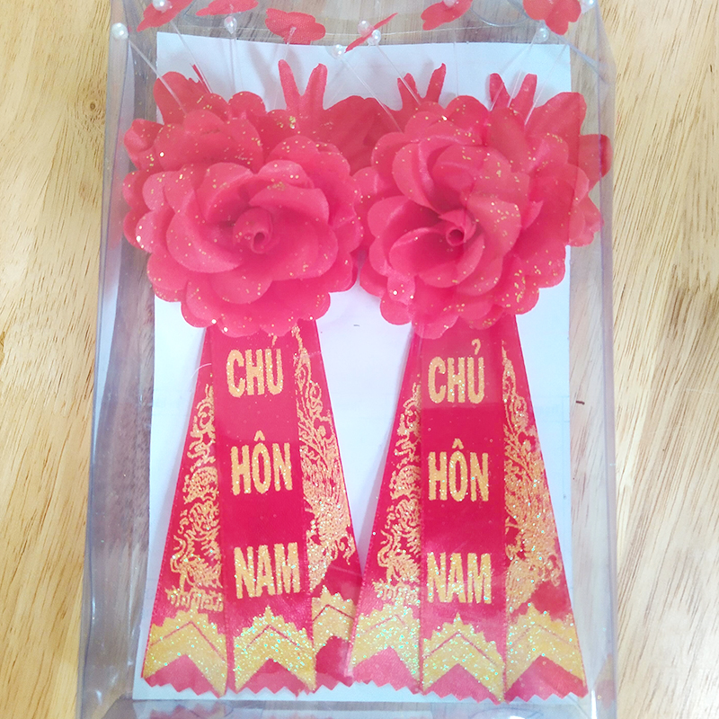 Hoa Chủ Hôn Cho Ba Mẹ Đi Rước Dâu Thỉnh Họ Trong Đám Cưới