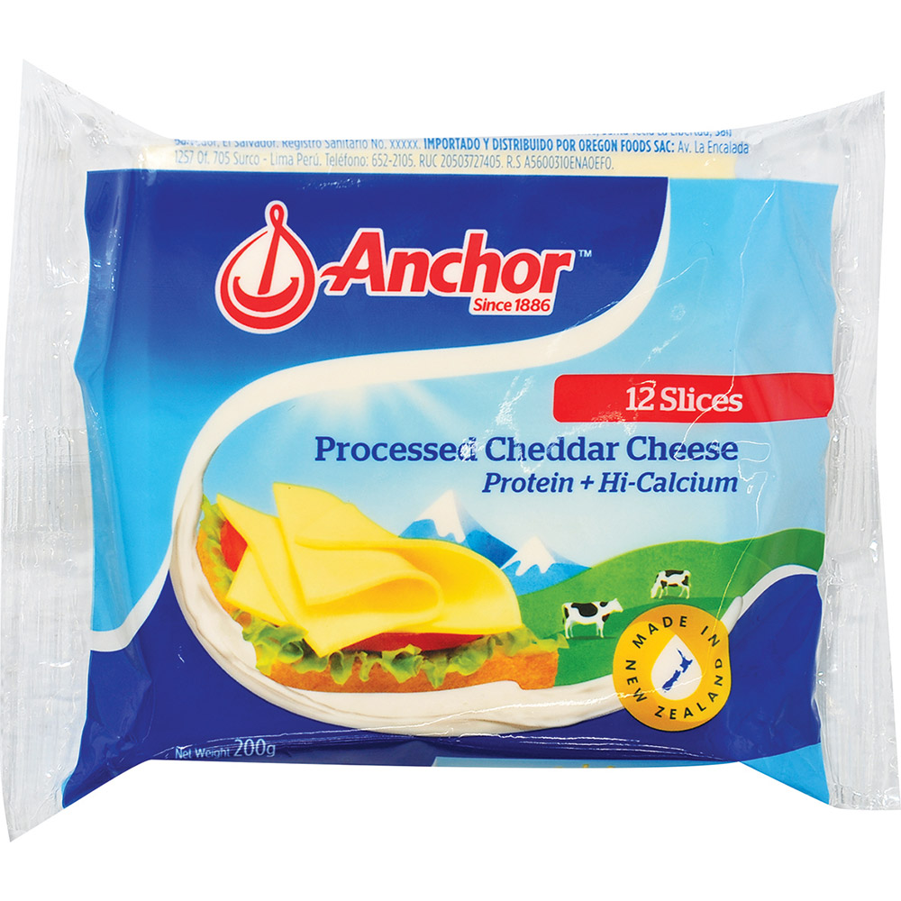 Phô mai lát Anchor vị tự nhiên - 200g