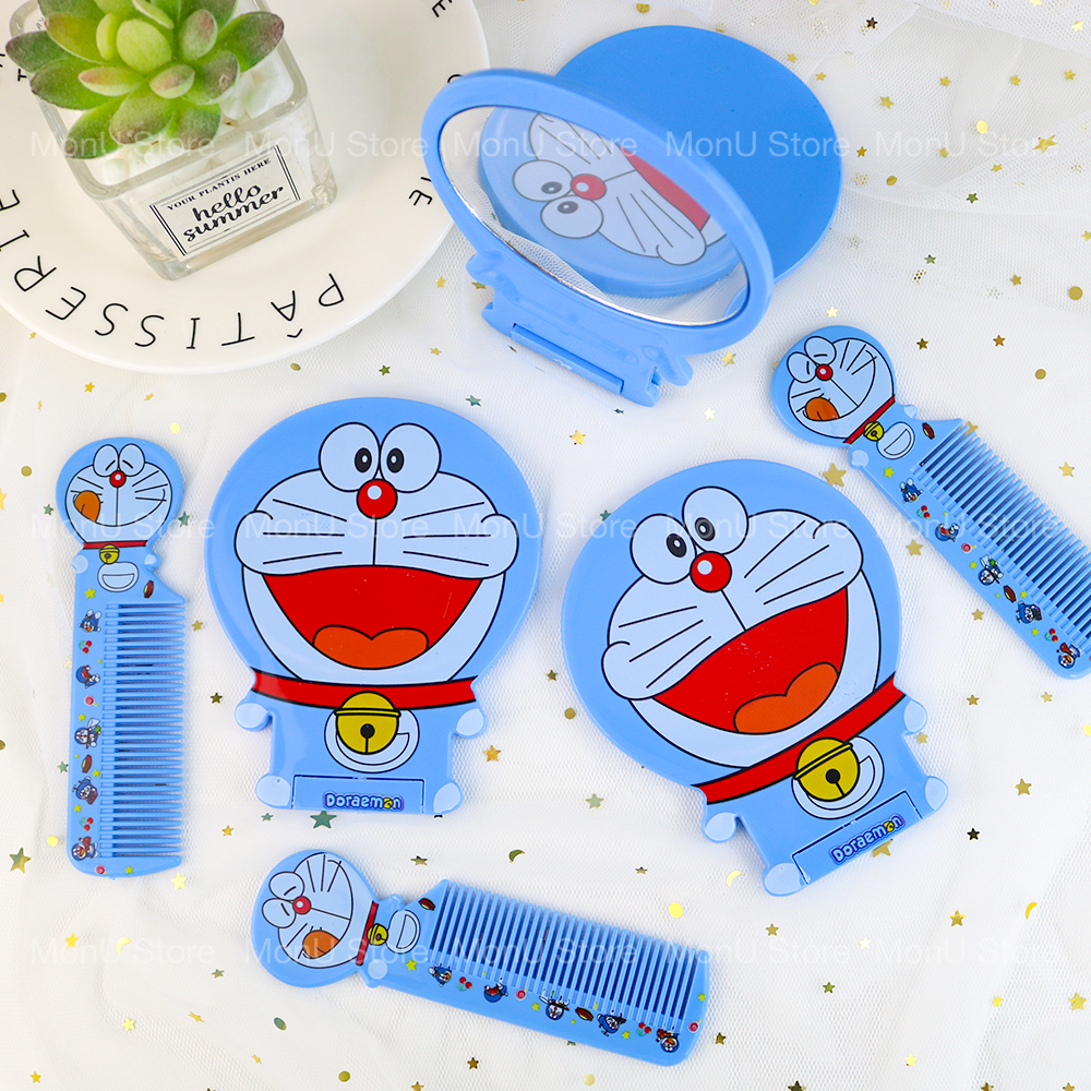 Gương và lược hình Doraemon dễ thương cute TooYoo BK00550