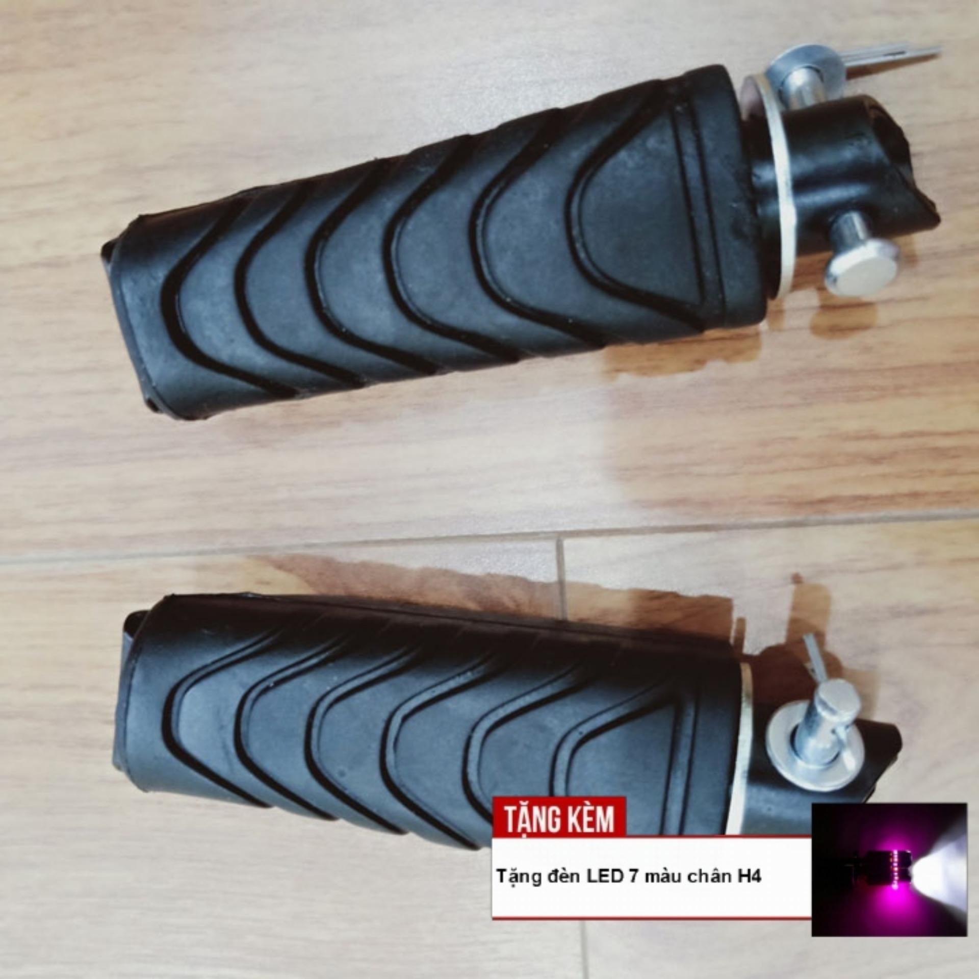 [TẶNG ĐÈN LED 7 MÀU SIÊU SÁNG] Gác chân sau xe Wave S100 - wave Alpha - wave RSX - wave RS - VISION OX392