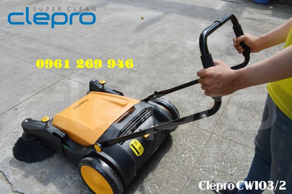 Máy quét rác đẩy tay Clepro CW- 103/2