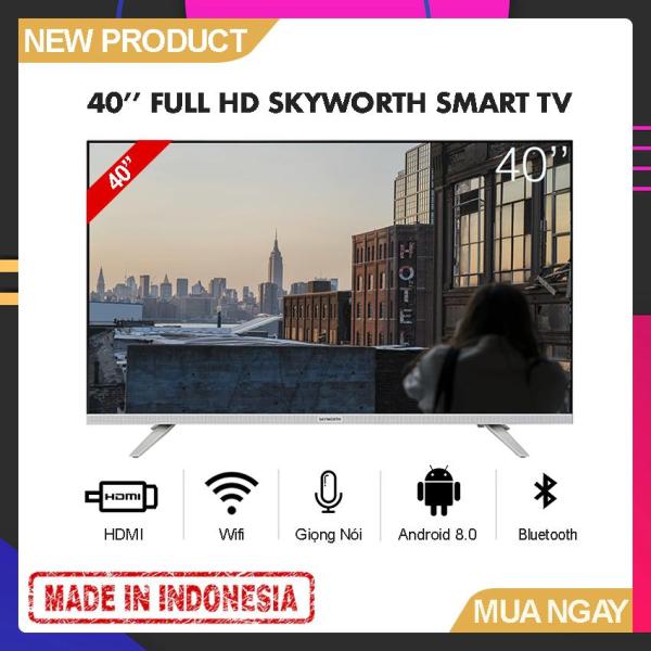 Bảng giá Smart Voice TV Skyworth 40 inch Full HD - Model 40E6 (Android 8.0, Google Assistant, Tìm kiếm giọng nói, Tích hợp DVB-T2, Wifi) - Bảo Hành 2 Năm