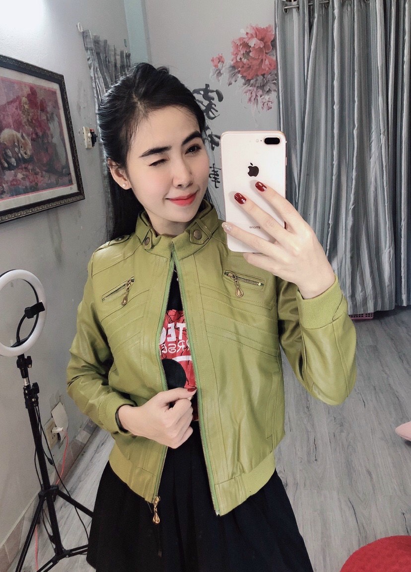 ÁO KHOÁC DA NỮ SIÊU HOT THỜI TRANG PA 1997