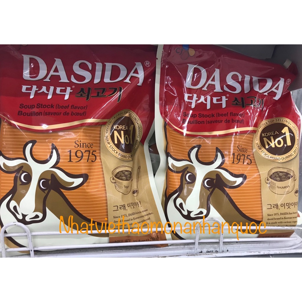 BỘT BÒ DASIDA HÀN QUỐC 1KG/GÓI