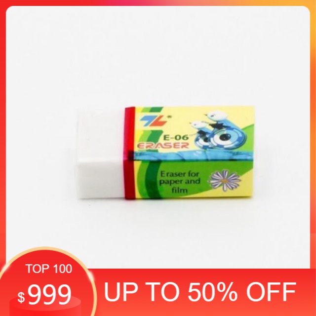 1 viên tẩy gôm bé thiên long e06