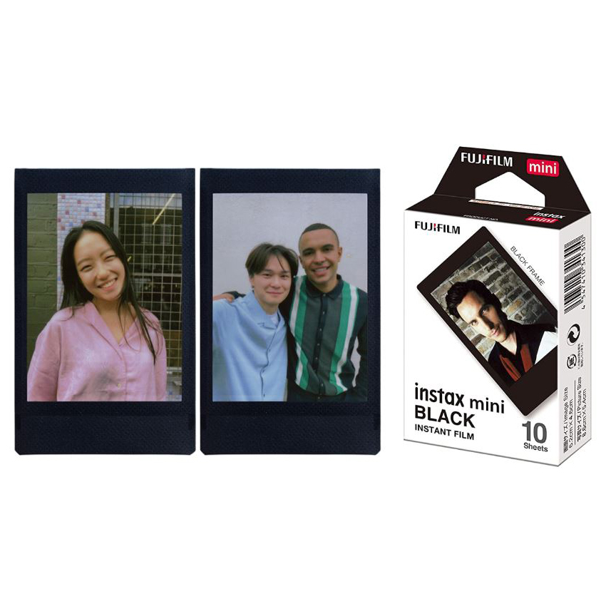 Film Fujifilm Instax Mini Black Frame dành cho máy ảnh chụp lấy ngay