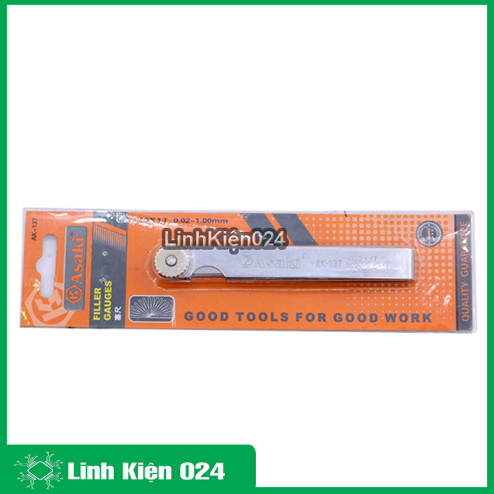 Thước căn lá đo khe hở Asaki AK-137