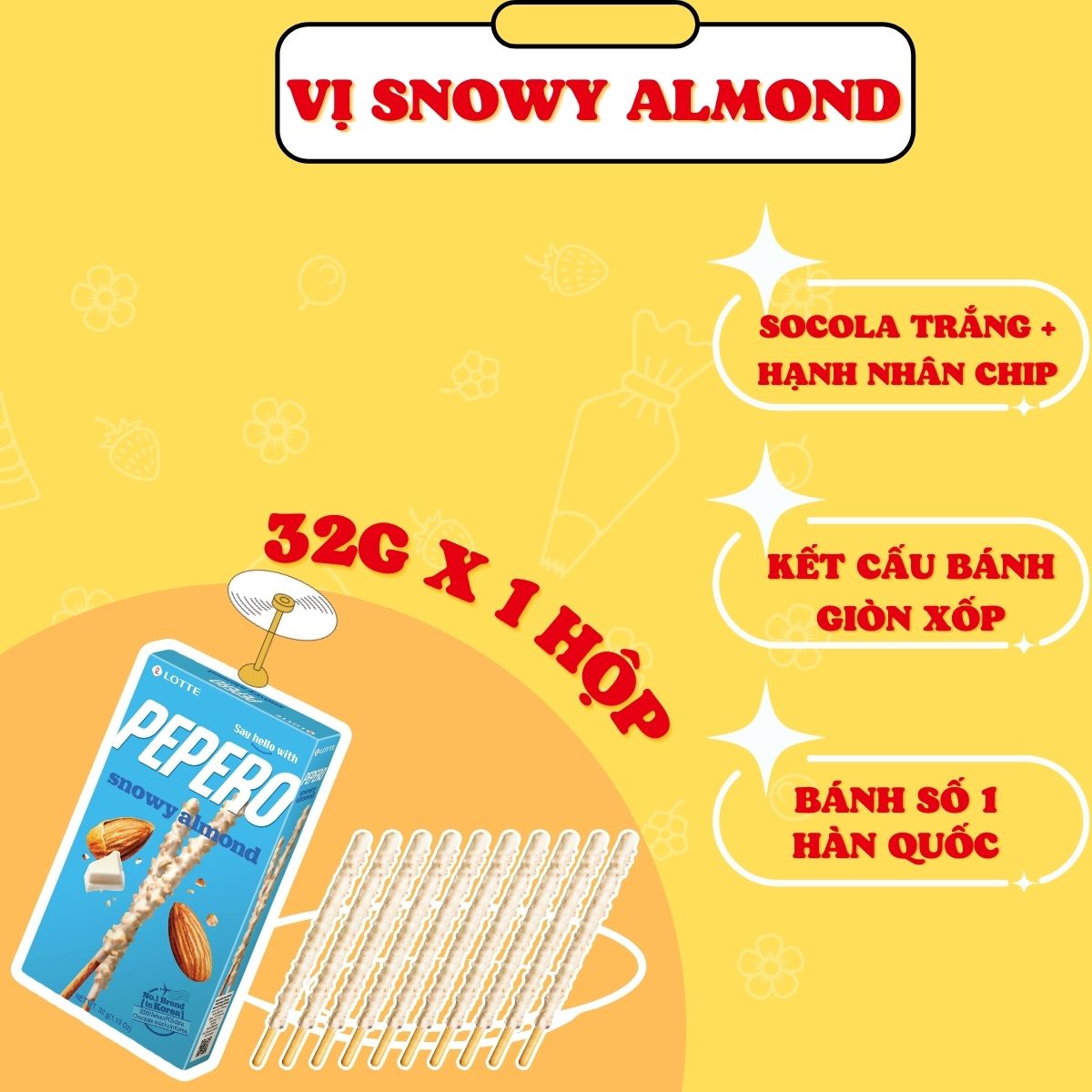 Combo 5 Hộp Bánh Lotte Pepero