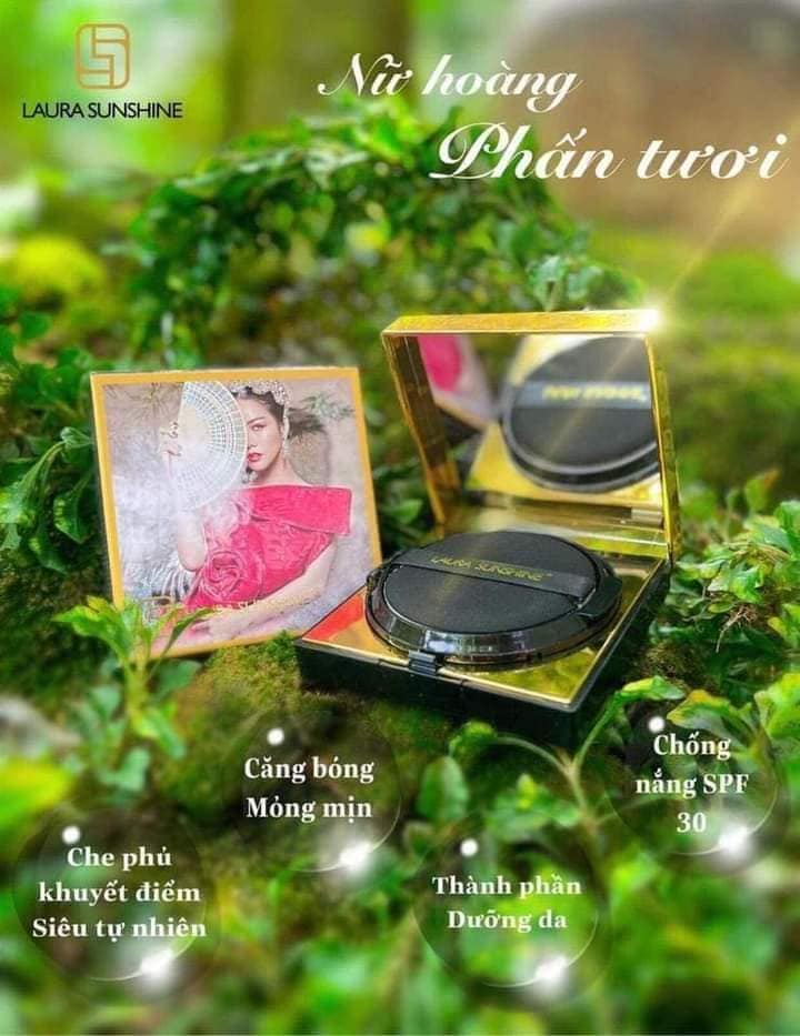 Phấn nước siêu mịn Laura Sunshine Magic Smooth Cushion Nhật Kim Anh