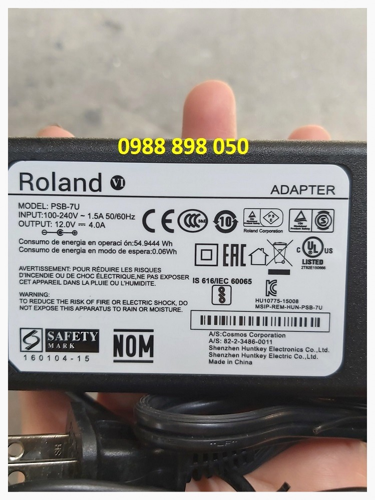 Bộ nguồn roland psb-7u dùng thay thế cho psb-120, acb-120, acf-120, ack-120 và aci-120