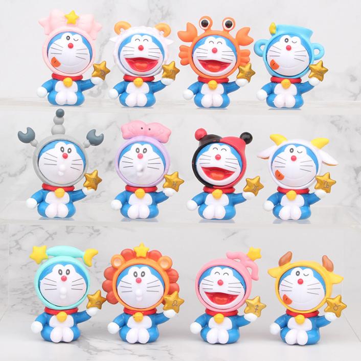 LOVE MON - MÔ HÌNH DORAEMON 12 CUNG HOÀNG ĐẠO