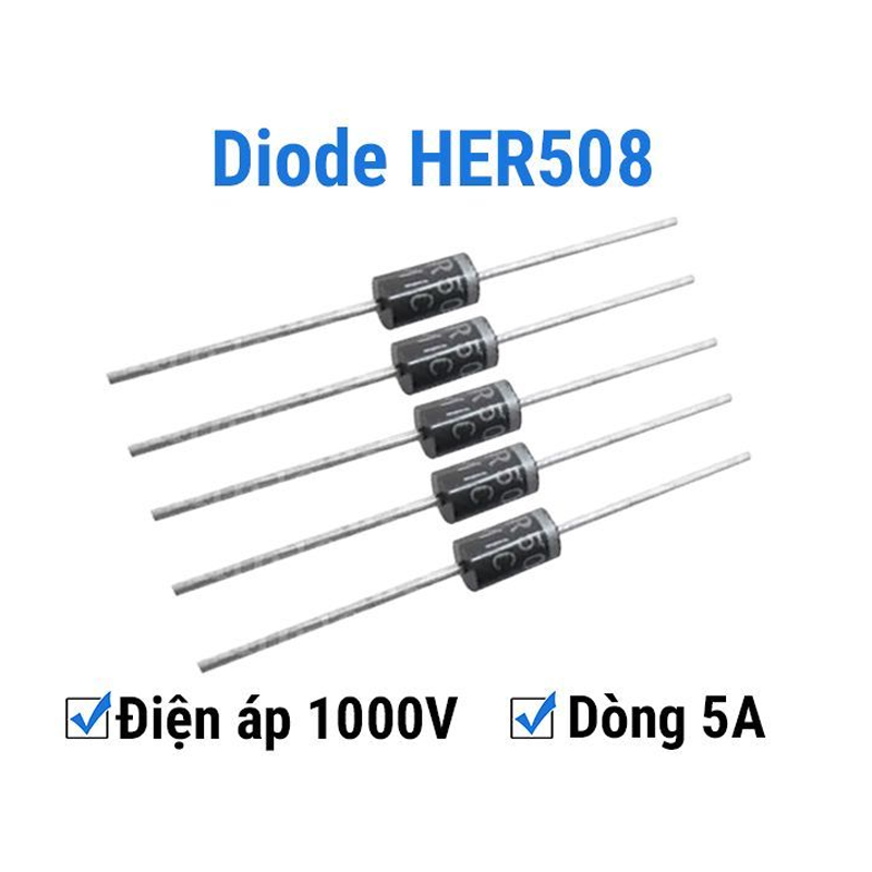 Diode xung HER508 5A 1000V