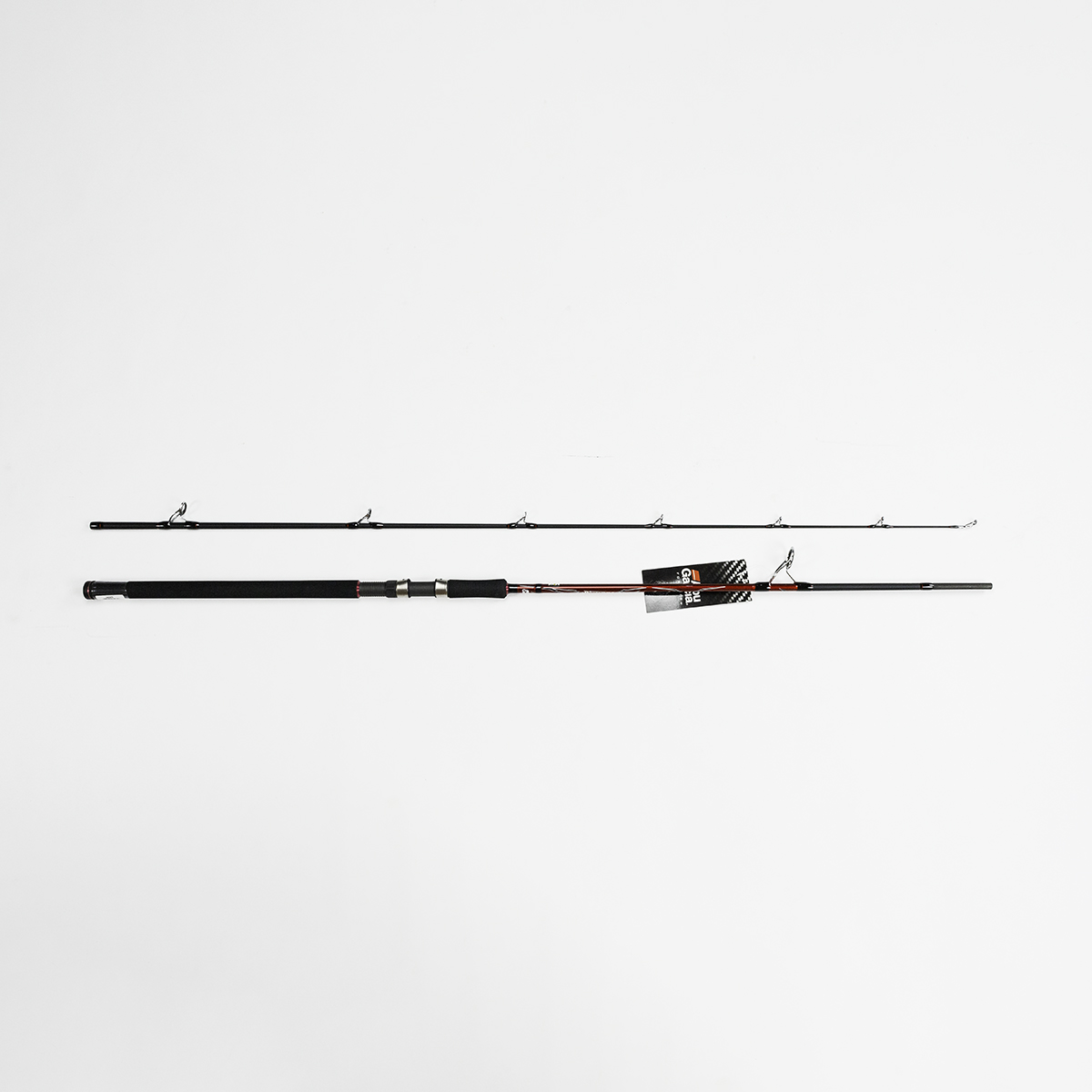 Cần máy đứng Abu Garcia Bruiser Red 2m4/ 2m7/ 3m0m Pat Fuji (đỏ)