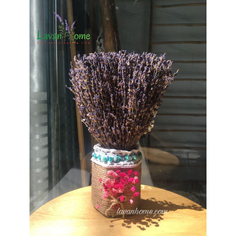 Lọ hoa khô lavender Pháp - Dried Flowers Lavender