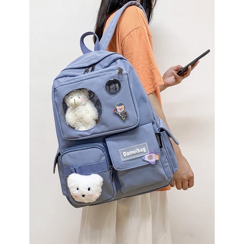 Balo ulzzang chống nước thời trang B101