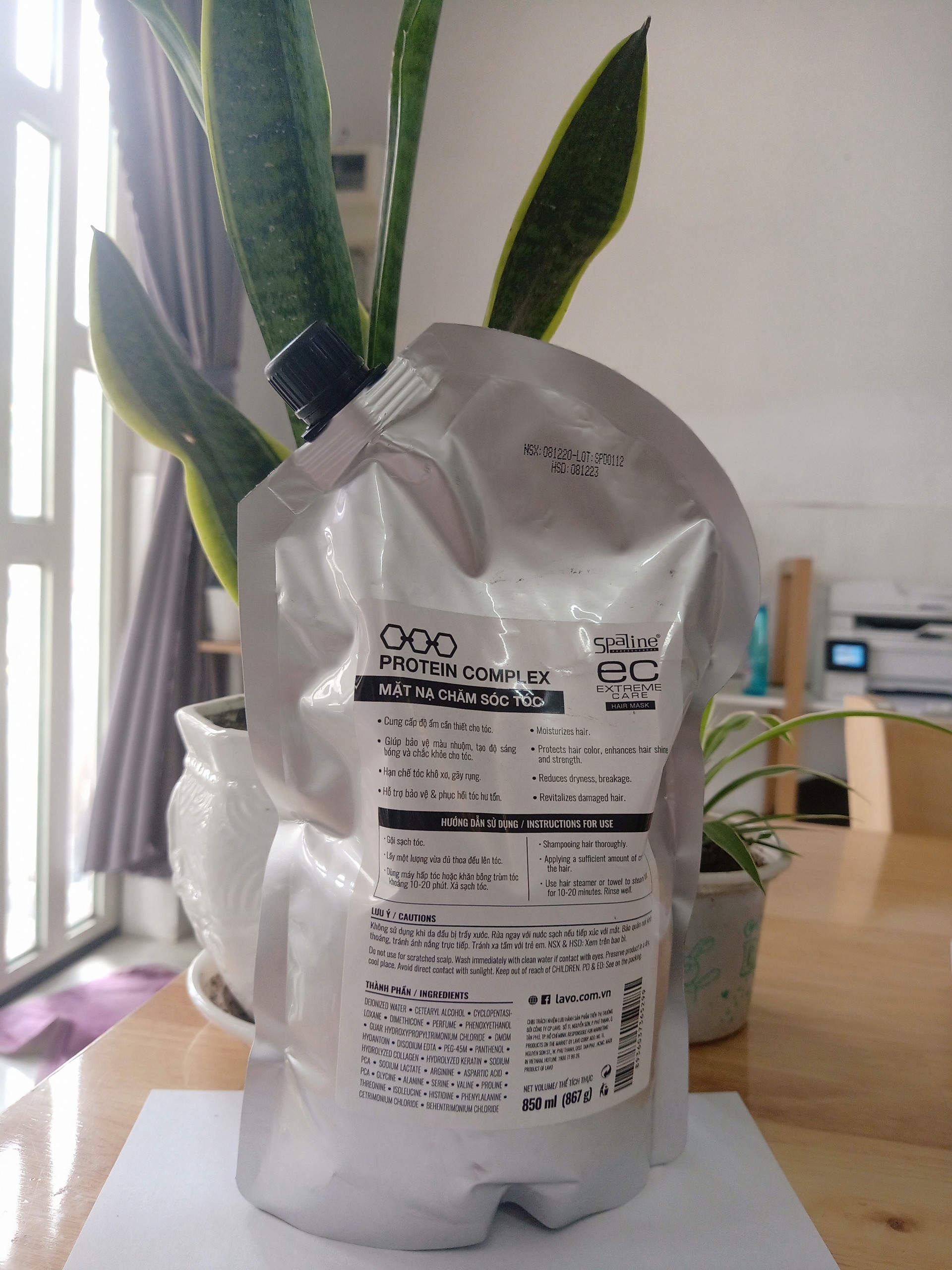 Mặt nạ chăm sóc tóc SPALINE Protein Complex (850ml)
