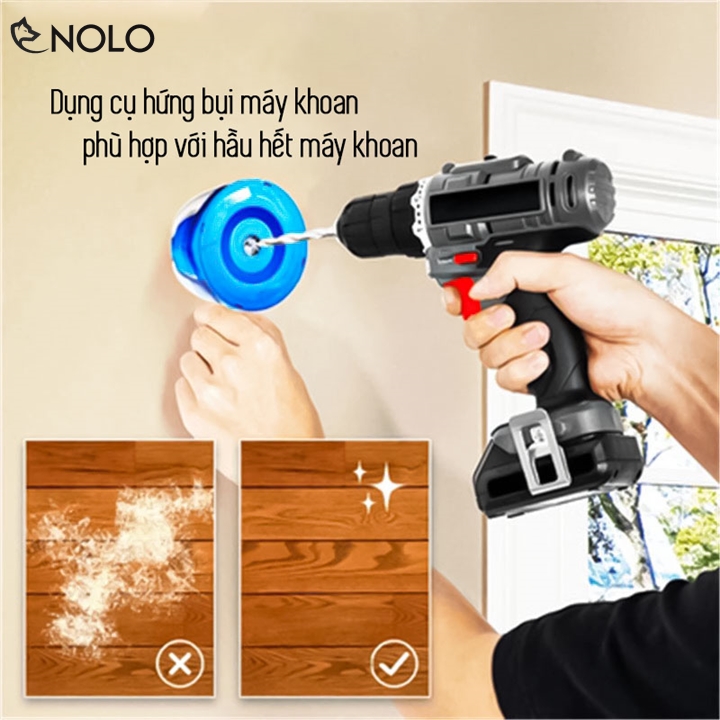Dụng Cụ Đầu Gắn Máy Khoan Chắn Bụi Hứng Bụi Máy Khoan Bê Tông Khoan Tường Đỡ Vệ Sinh