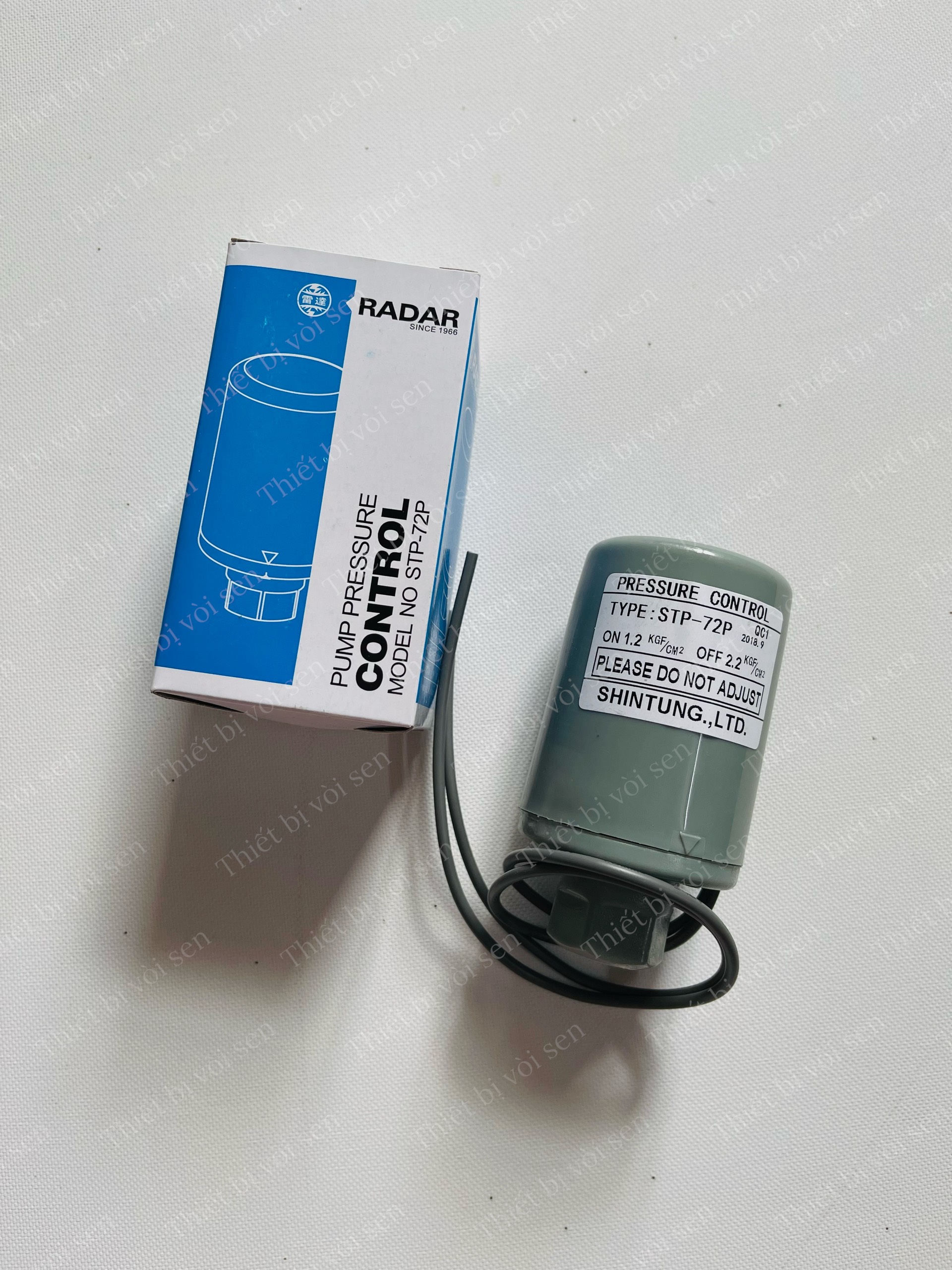 Rờ le máy bơm tăng áp RADAR chân to 3/8 (17mm)