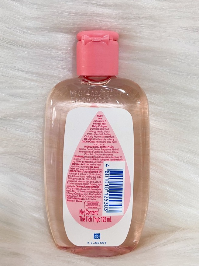 [HCM]Nước hoa Johnsons baby 125ml