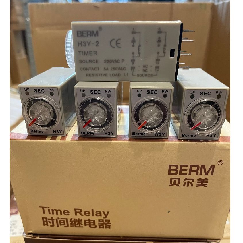 Rơ le thời gian berm h3y-2, h3y