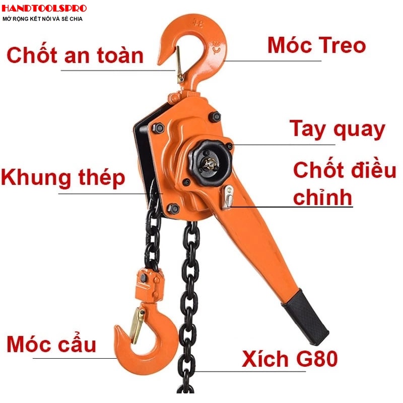 Palang lắc tay từ 1 --5 tấn VITAL