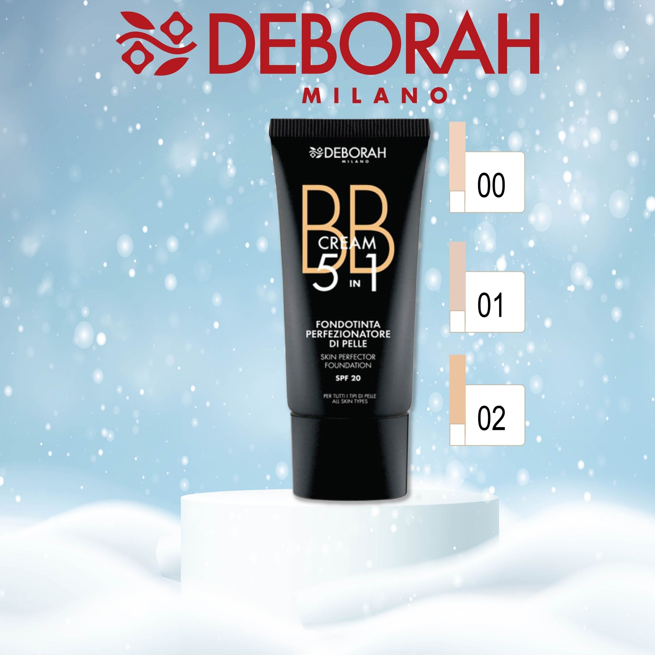 Kem Nền Deborah BB Cream 5 in 01 30ml