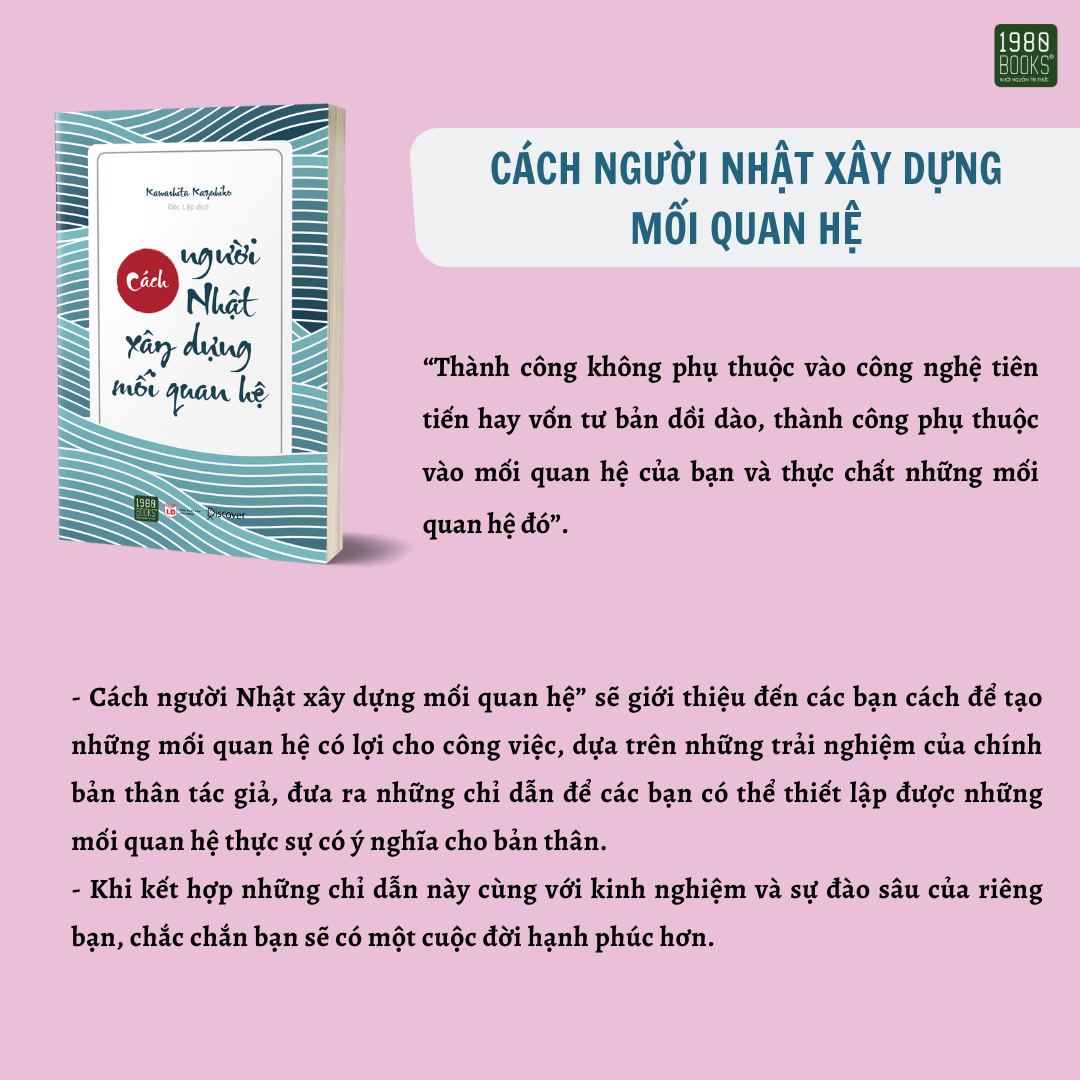 Fahasa - Cách Người Nhật Xây Dựng Mối Quan Hệ