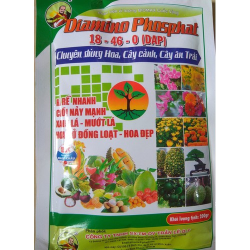 Phân bón npk 18-46-0-dap biomax gói 200g