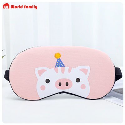 Bịt Mắt Ngủ Họa Tiết Hoạt HìnhThư Giản Massage Mắt(không kèm túi gel)