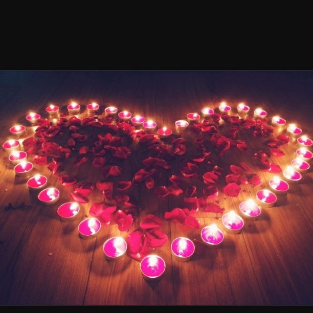 Nến Tealight trang trí màu đỏ