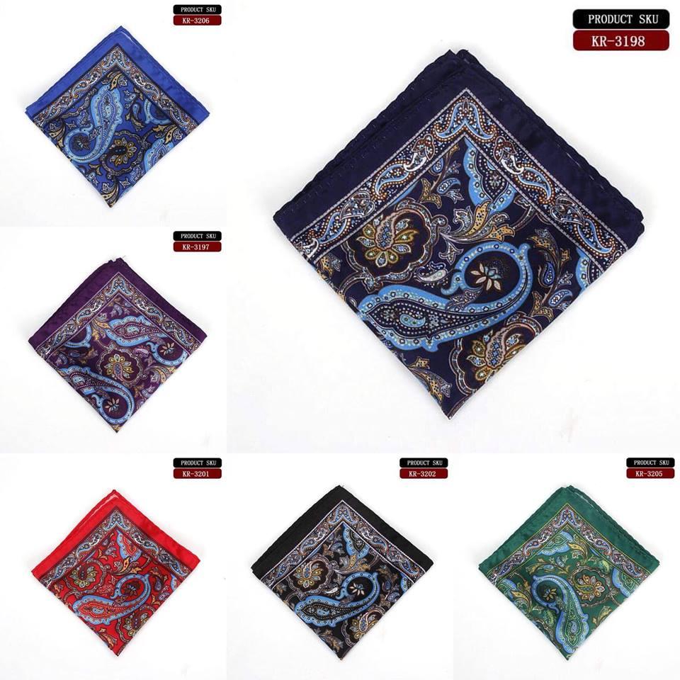 Khăn cài áo vest cho nam - pocket square