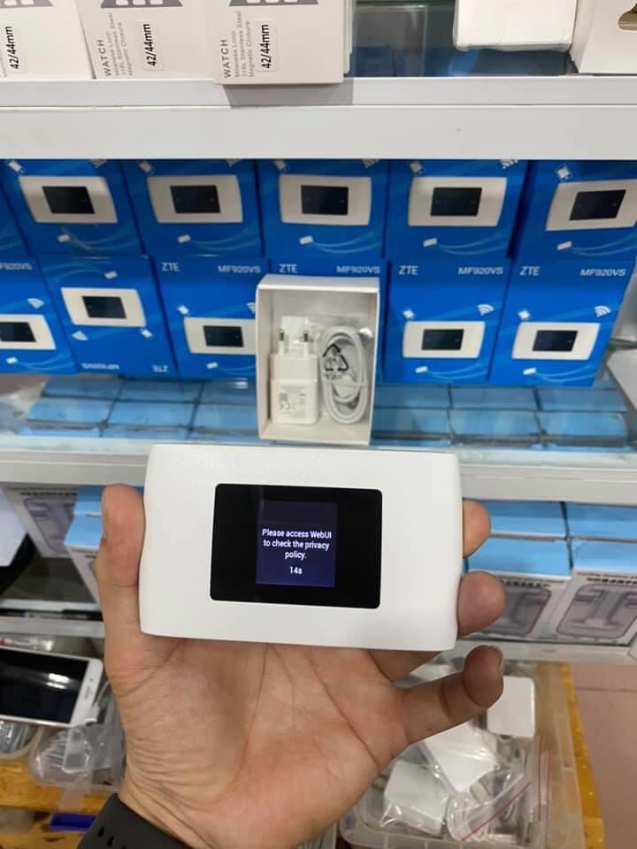 Bộ phát wifi từ sim 3g/4g zte mf920vs.tốc độ 150mbps. hỗ trợ 10 user