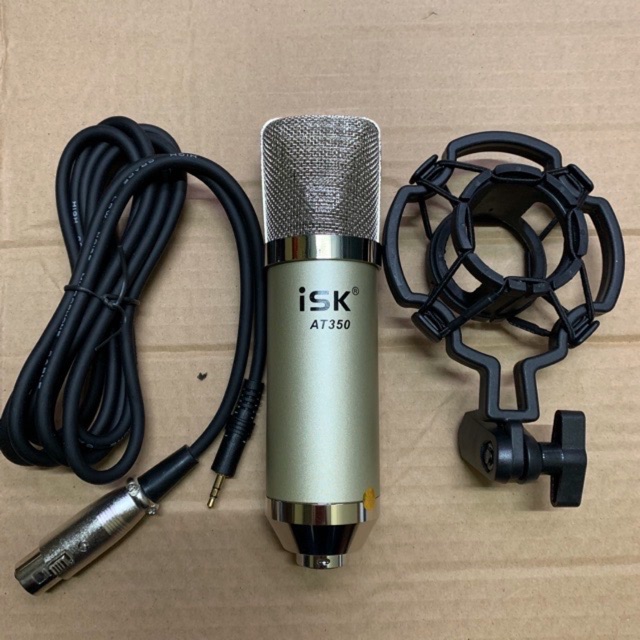 Mic thu âm livestream isk at350-hát êm,nhẹ bảo hành 6 tháng