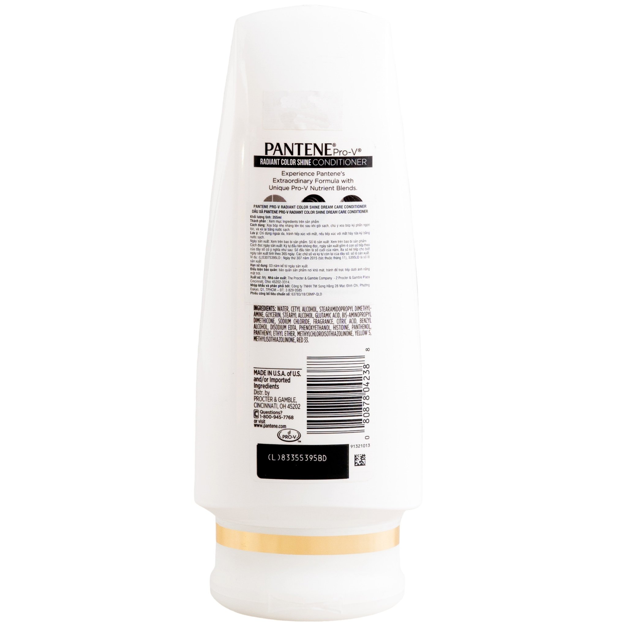 Dầu Xả Pantene Moisture Renewal Conditioner 355ml