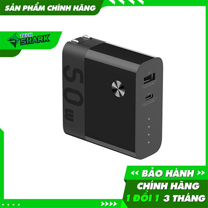 Củ sạc nhanh zmi apb03 50w kiêm sạc dự phòng 6700mah, kèm cáp 2 đầu type c dài 1m