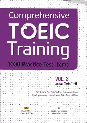 Fahasa - Comprehensive Toeic Training 1000 Practice Test Items - Kèm CD