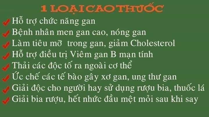 Thải độc gan - Cao cà gai leo Cathita