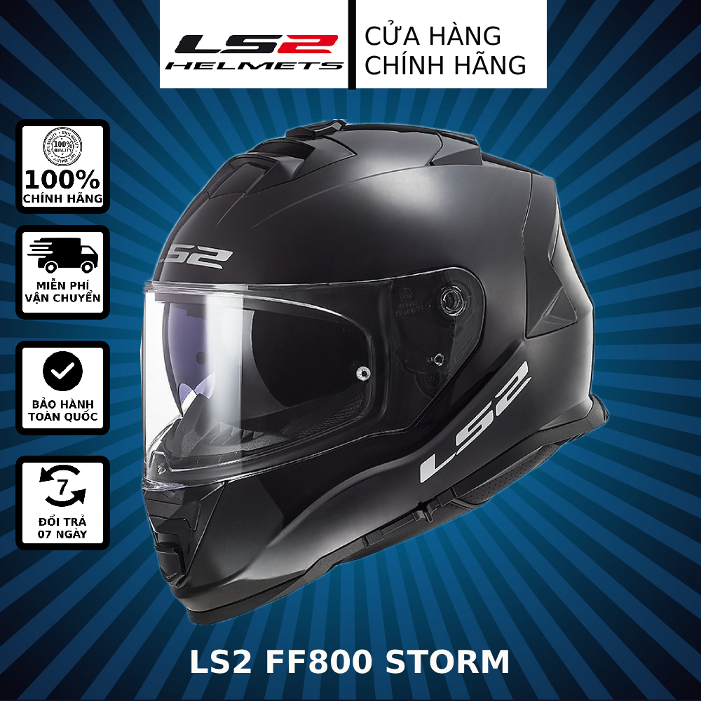 Helmet LS2 FF800 storm-glossy black