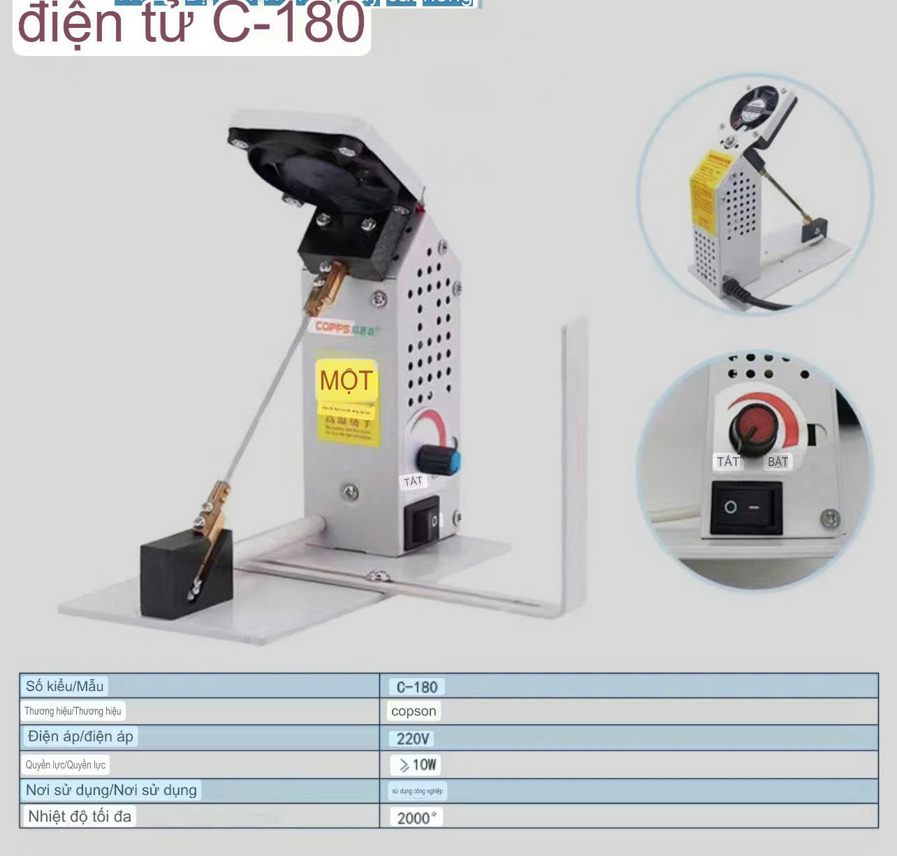 Máy cắt mác dây đai mini C-180 được sử dụng trong ngành may mặc(Tặng kèm 1 lưỡi thay thế)
