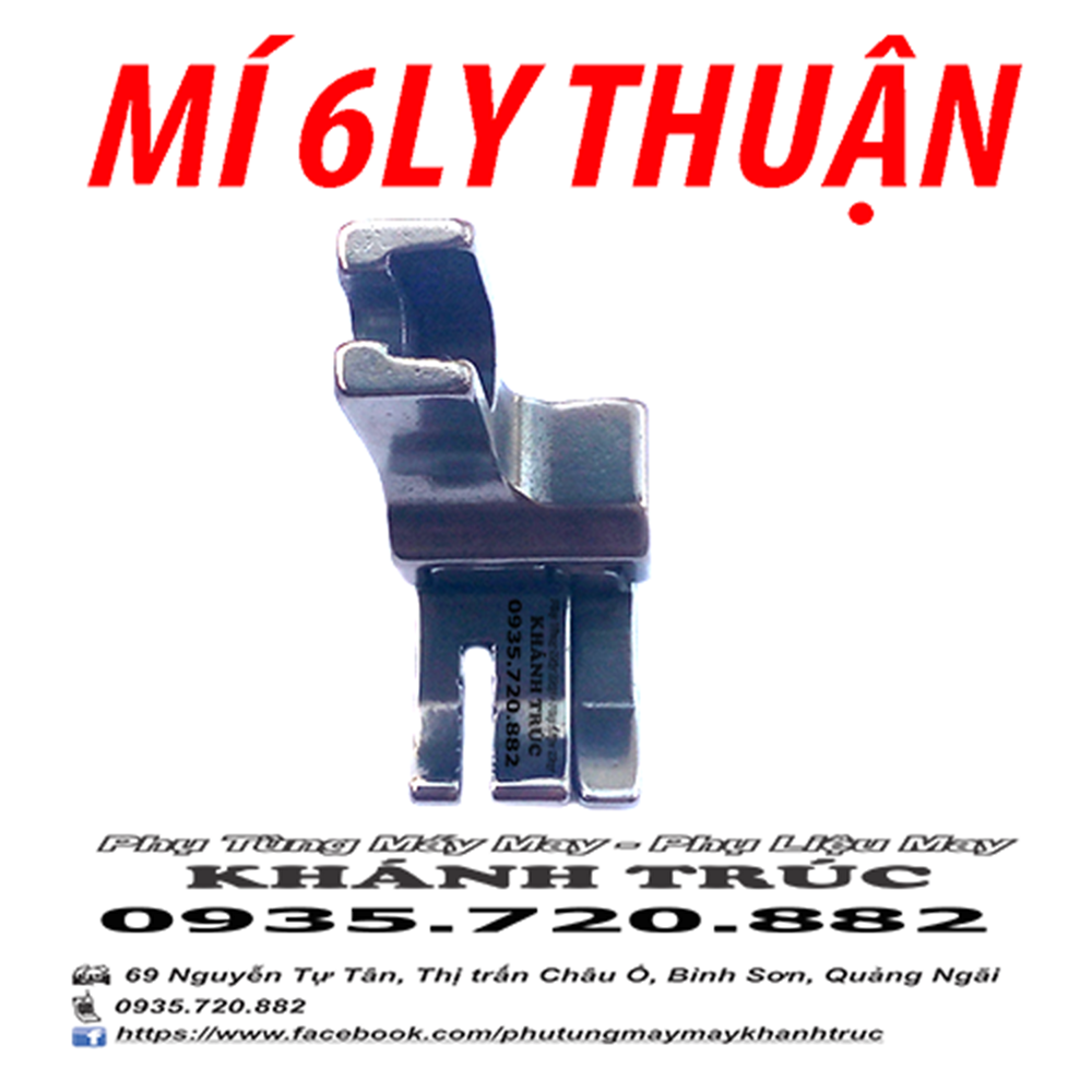 Chân vịt mí 6ly máy may công nghiệp 1kim