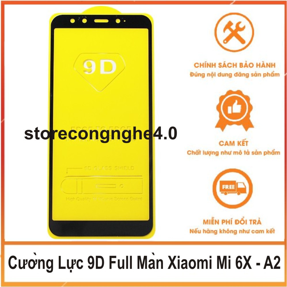 Xiaomi mi 6x / mi a2_ kính cường lực 9d full màn hình & keo full viền