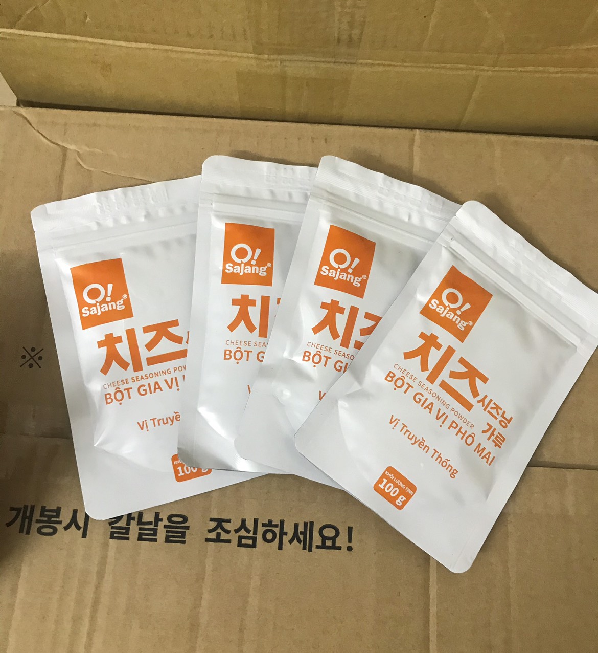 Bột phô mai lắc Sajang Hàn Quốc 100g