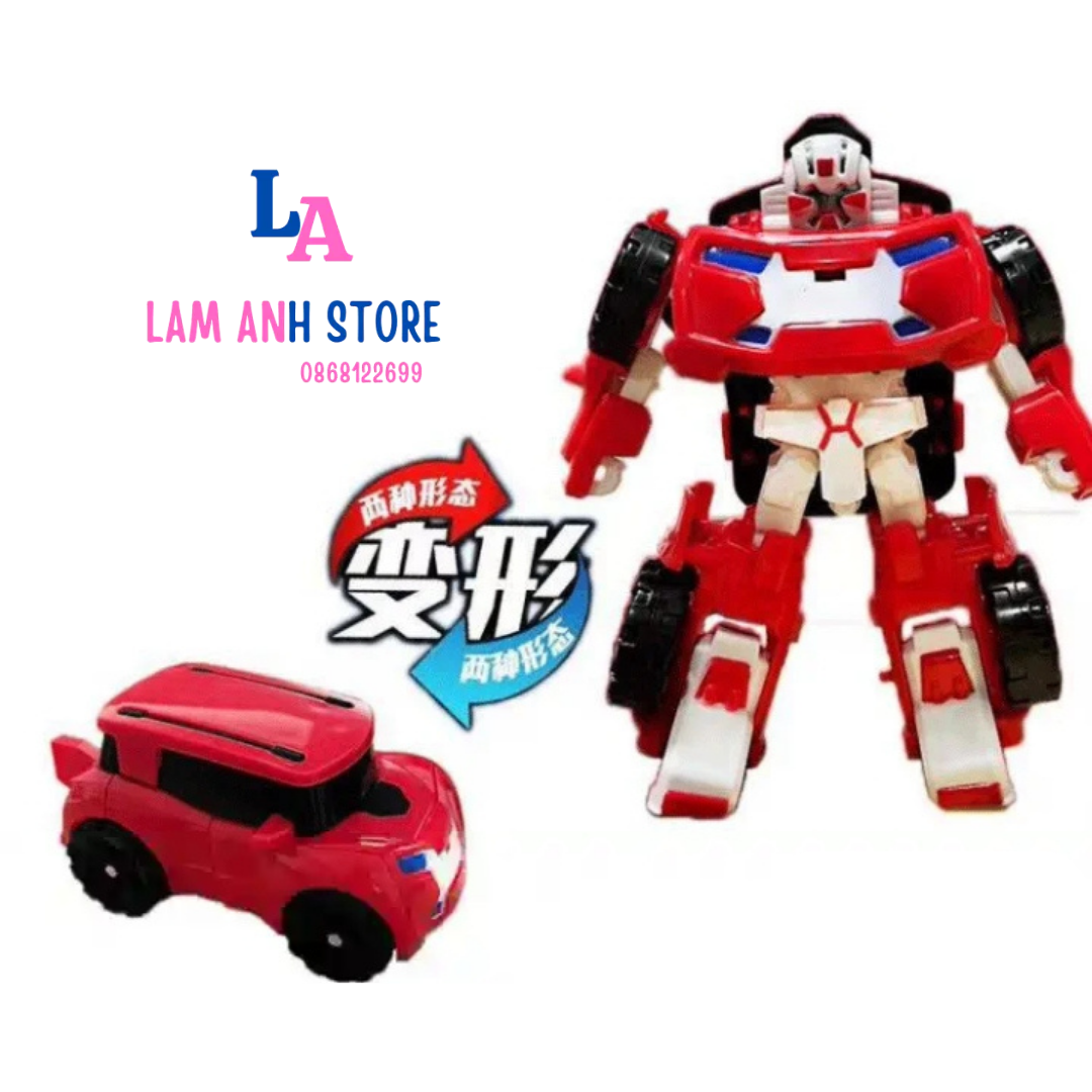 Vỉ ráp ROBOT mini, ROBOT biến hình dành cho bé của Lam Anh Store