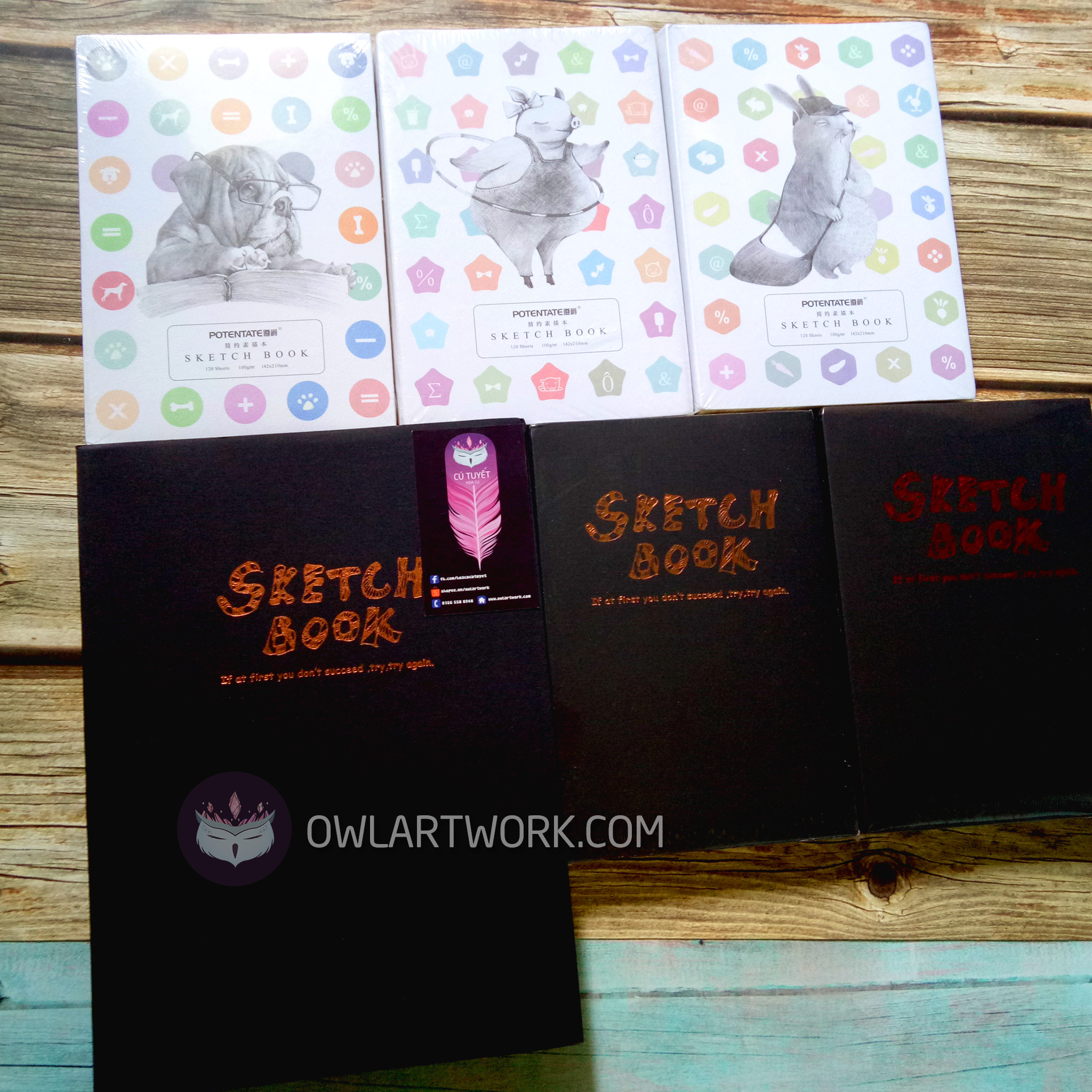 Sổ Vẽ Phác Thảo Potentate A4 100gsm – Sketchbook