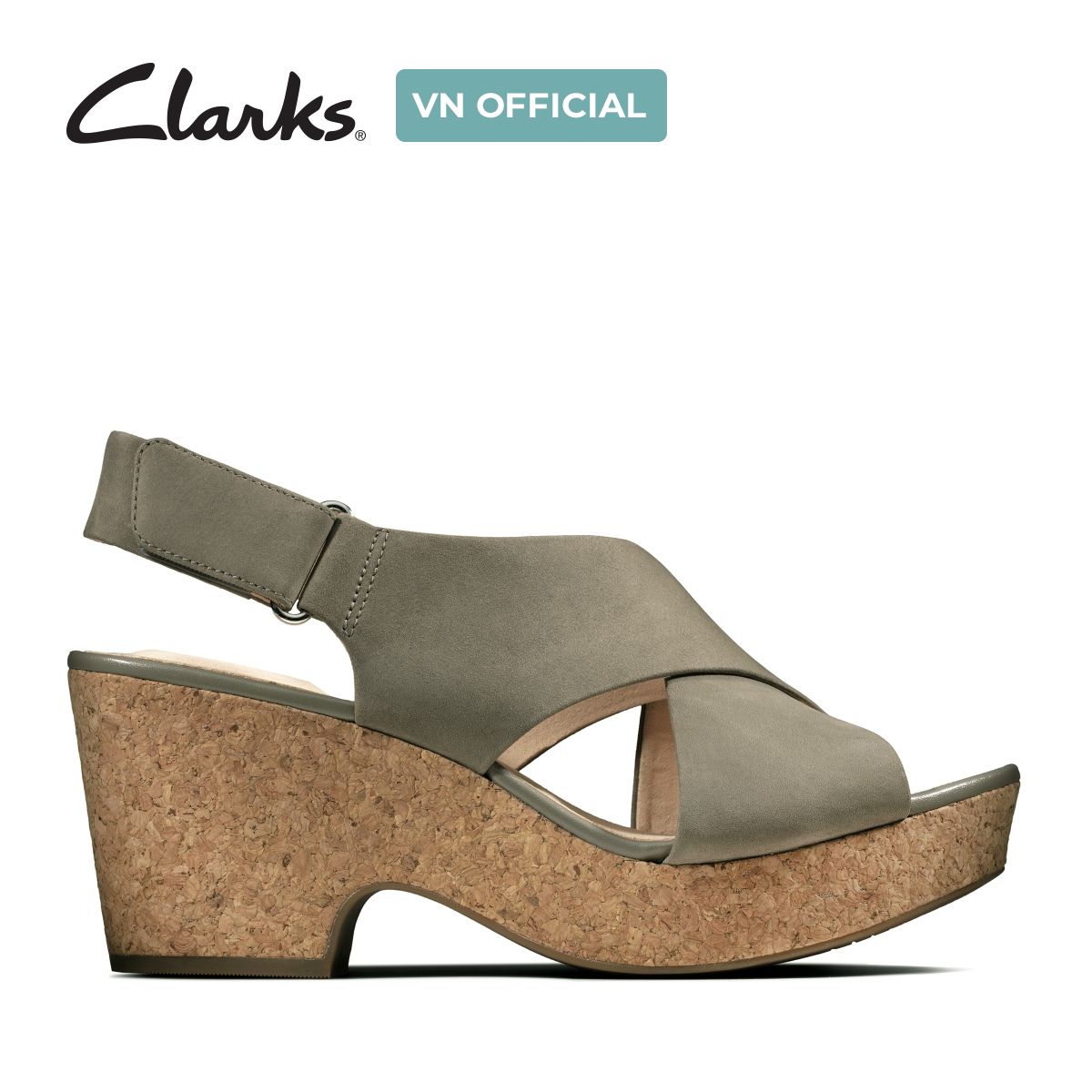 Giày Sandal Đế Xuồng Da Nữ Clarks - Maritsa Lara