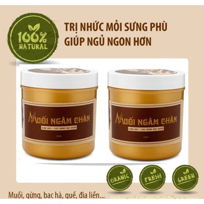 (FREESHIP ĐẾN 50k) 02 HỘP Muối ngâm chân thảo dược giảm đau nhức, phù chân, giúp lưu thông máu 350gr/hộp - WonMom (Việt Nam) NAM1