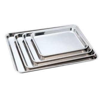 Khay inox đựng thức ăn 20x30