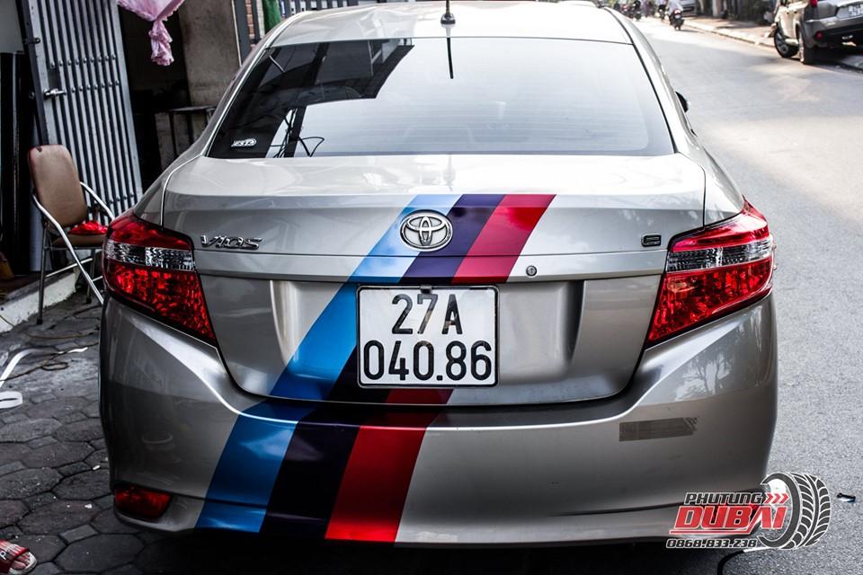 Tem dán sườn xe vios