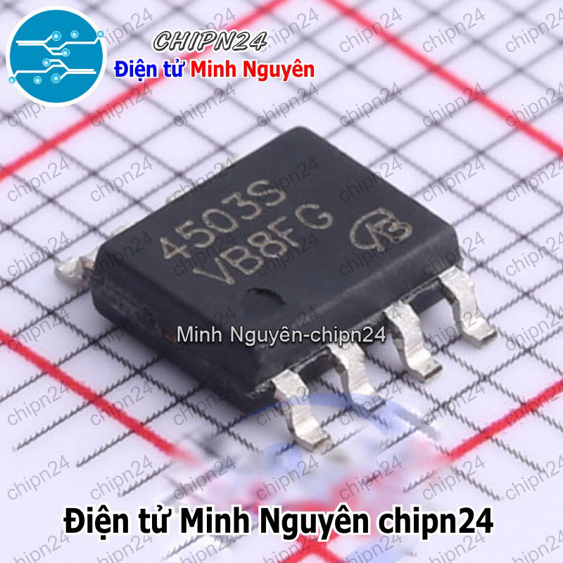 [2 con] (ST) Mosfet Dán NCE4503S SOP-8 Hàng Tốt 10A 30V (Kênh Đôi N+P) (SMD) (NCE4503 4503S) - HH006673
