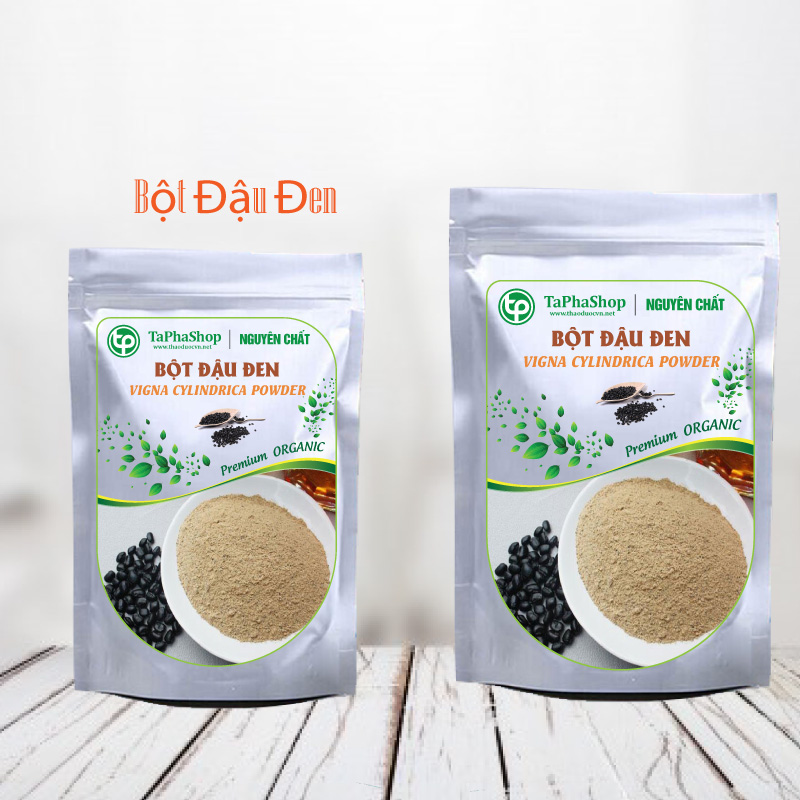 Bột đậu đen nguyên chất 200g - Thảo Dược Tấn Phát